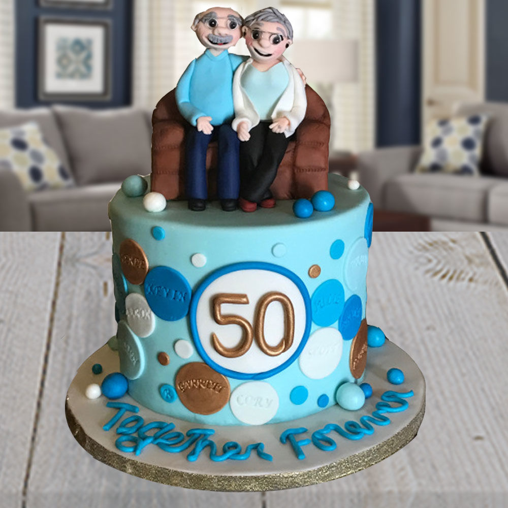 Grandfather Birthday Cake | Grandpa cake design | 70th birthday cake –  Liliyum Patisserie & Cafe