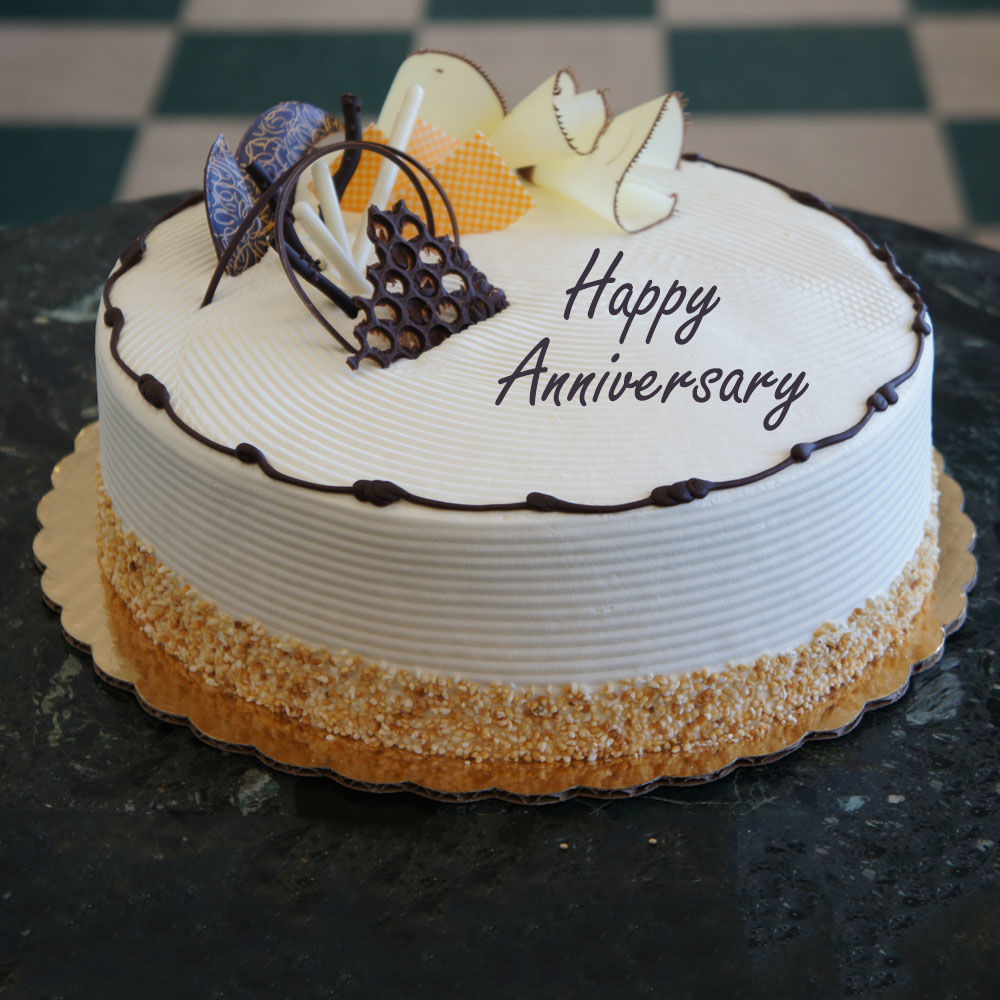 Heartfelt Anniversary Cream Cake | Buy, Send Online | Winni.in ...