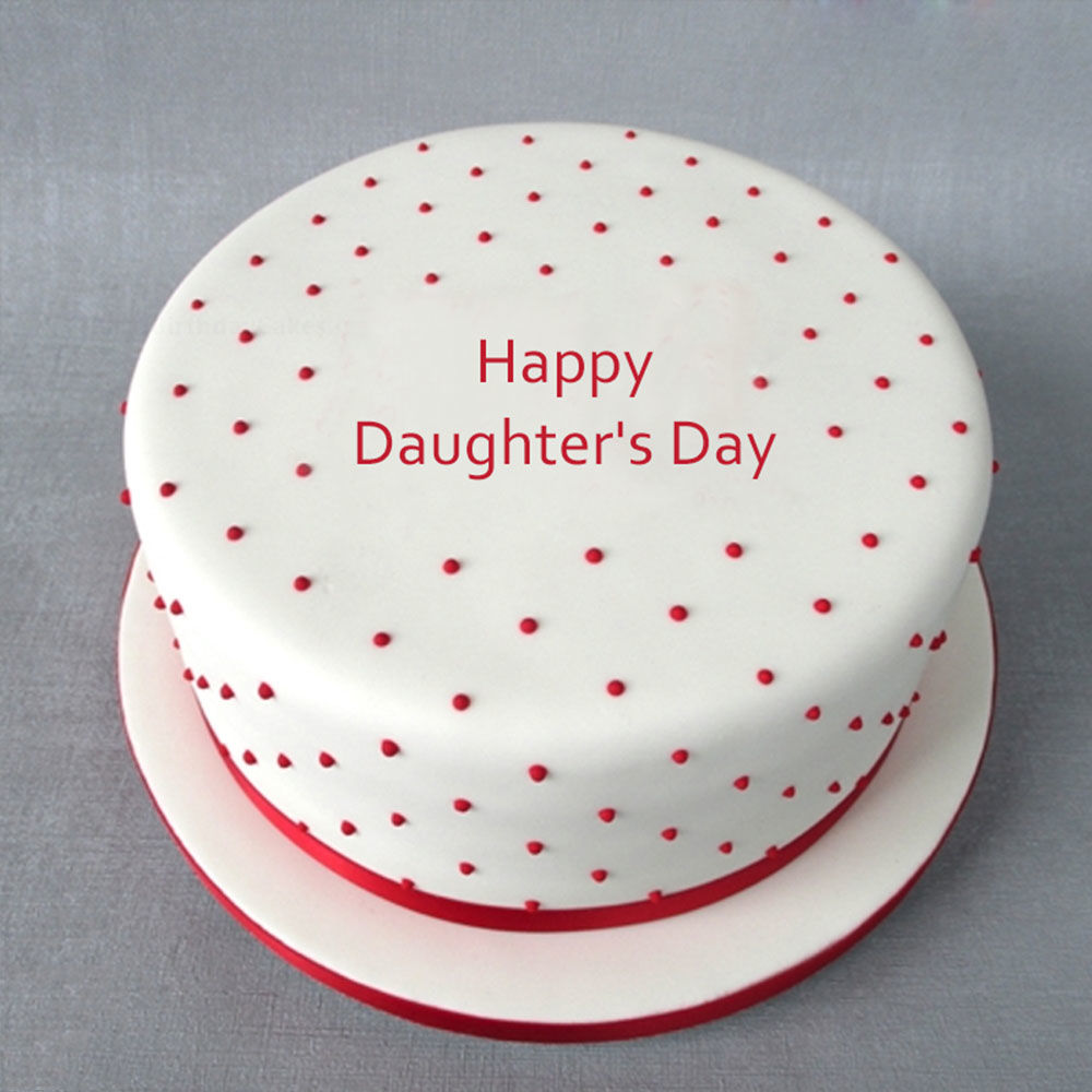 Personalized Daughters Day Cake Online | FaridabadCake