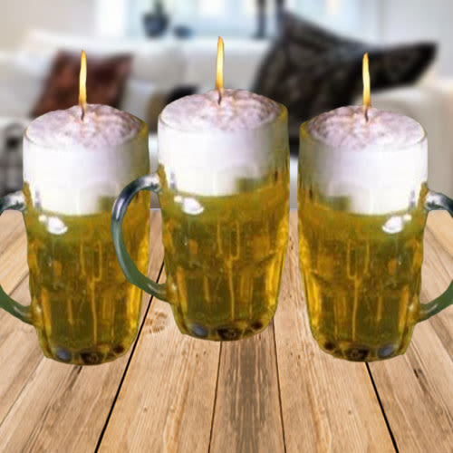Gift Your Loved Ones Beer Mug Candles For Special Occasion | Winni