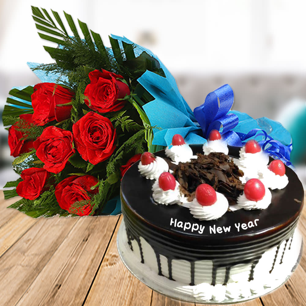 Gift of Chocolates Cake | Premium Cakes Delivery in Kollam | CakesKart