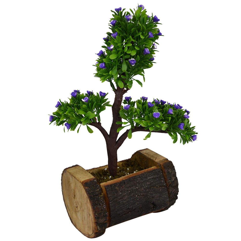 Artificial Bonsai  Plant in Wood  Buckle Pot  Winni