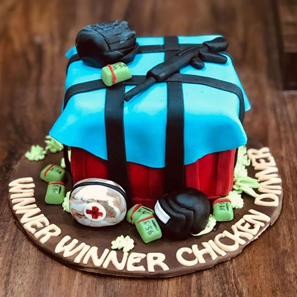 PubG Cake with Name - Best Wishes Birthday Wishes With Name