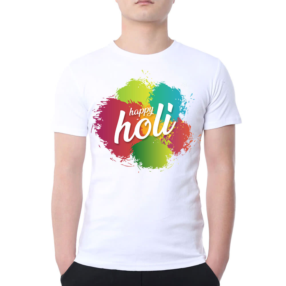 holi couple t shirts