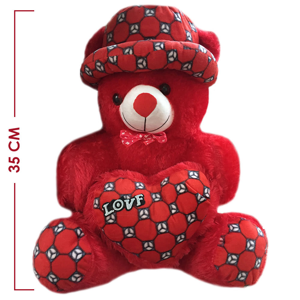 Medium Red Teddy Bear | Winni.in