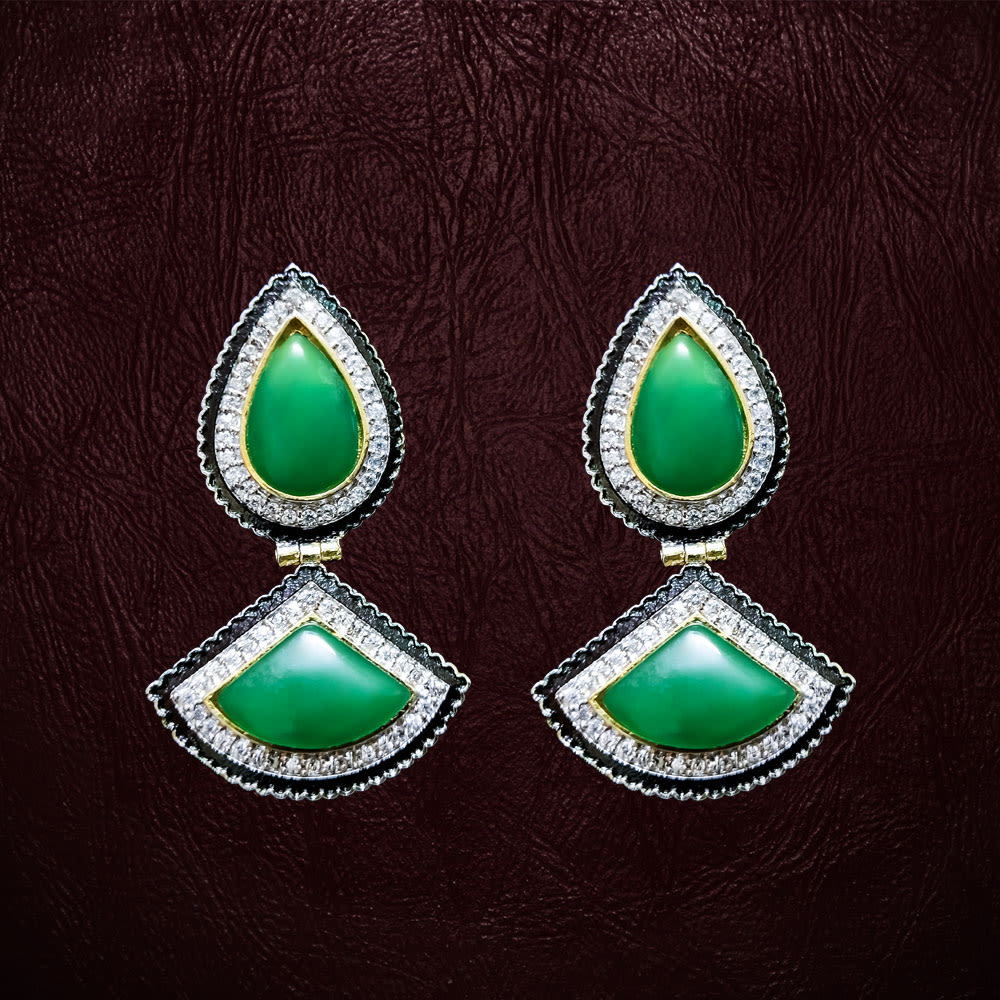 Green Stud Earrings Winni