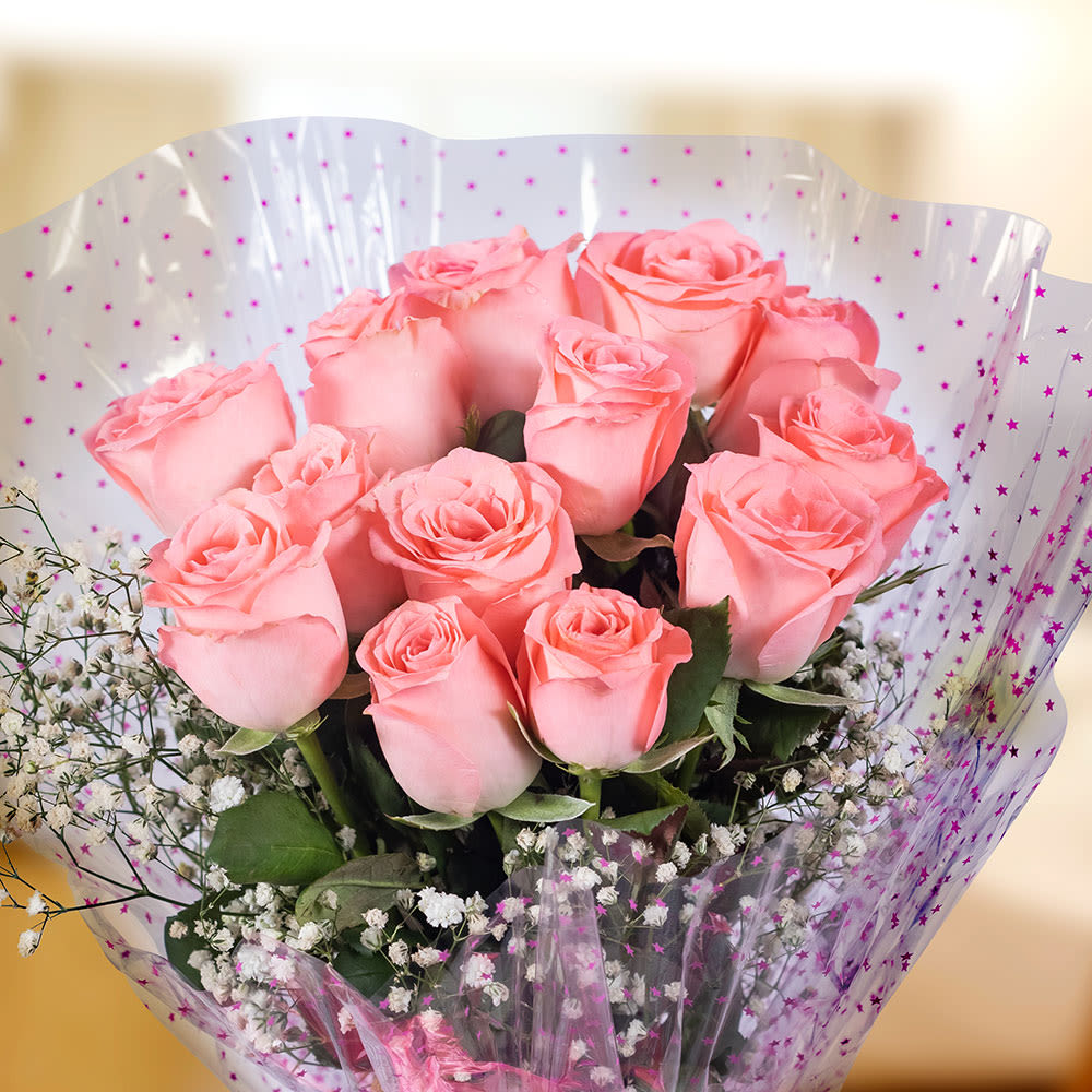 Pretty Bunch of Pink Roses Winni