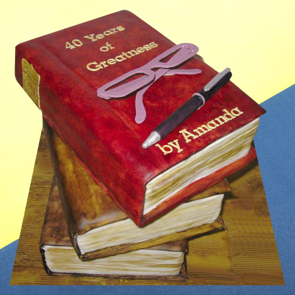 Open book cake, Food & Drinks, Homemade Bakes on Carousell