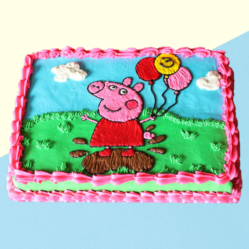 Buy/Send Peppa Pig Cream Cake Online- Winni | Winni.in