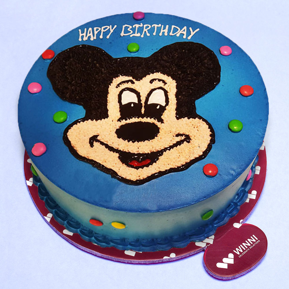 Mickey Mouse Cake - Cakey Goodness