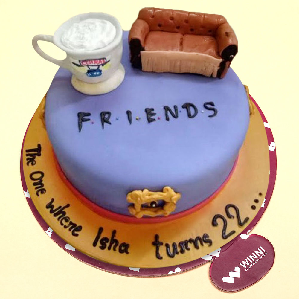 Buy, Send or Order Online | Friends cake | Winni.in | Winni.in