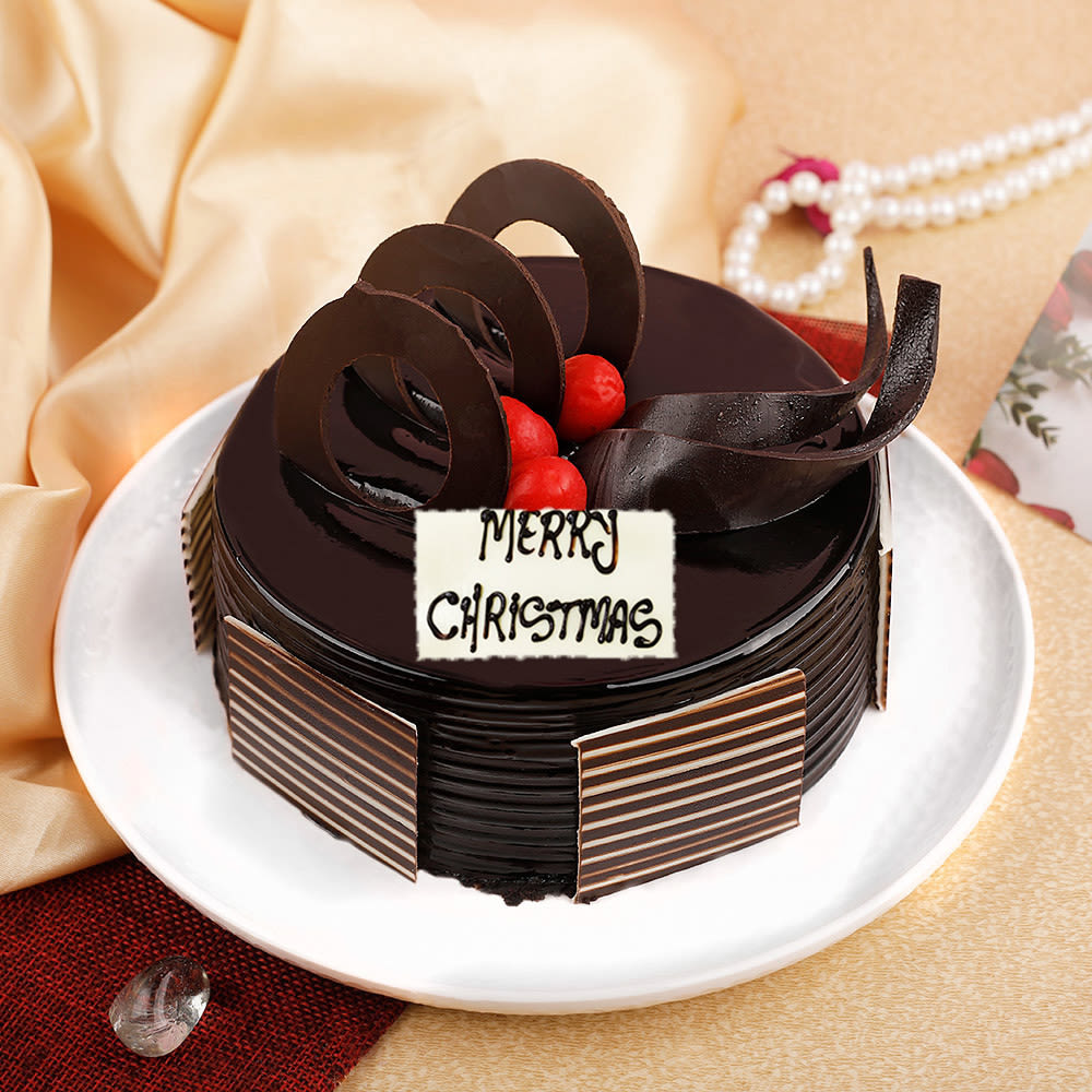 Merry Christmas Theme Cake Online  Best Christmas Cake Shop in India