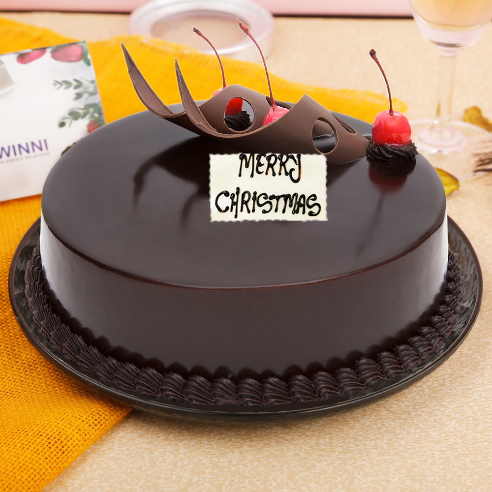 Order Online Chocolate Truffle Christmas Cake From #1 Cake ...
