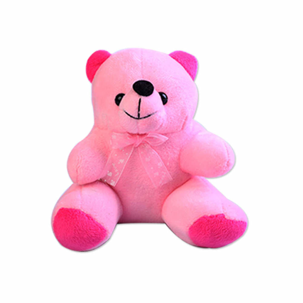 pink christmas teddy bear