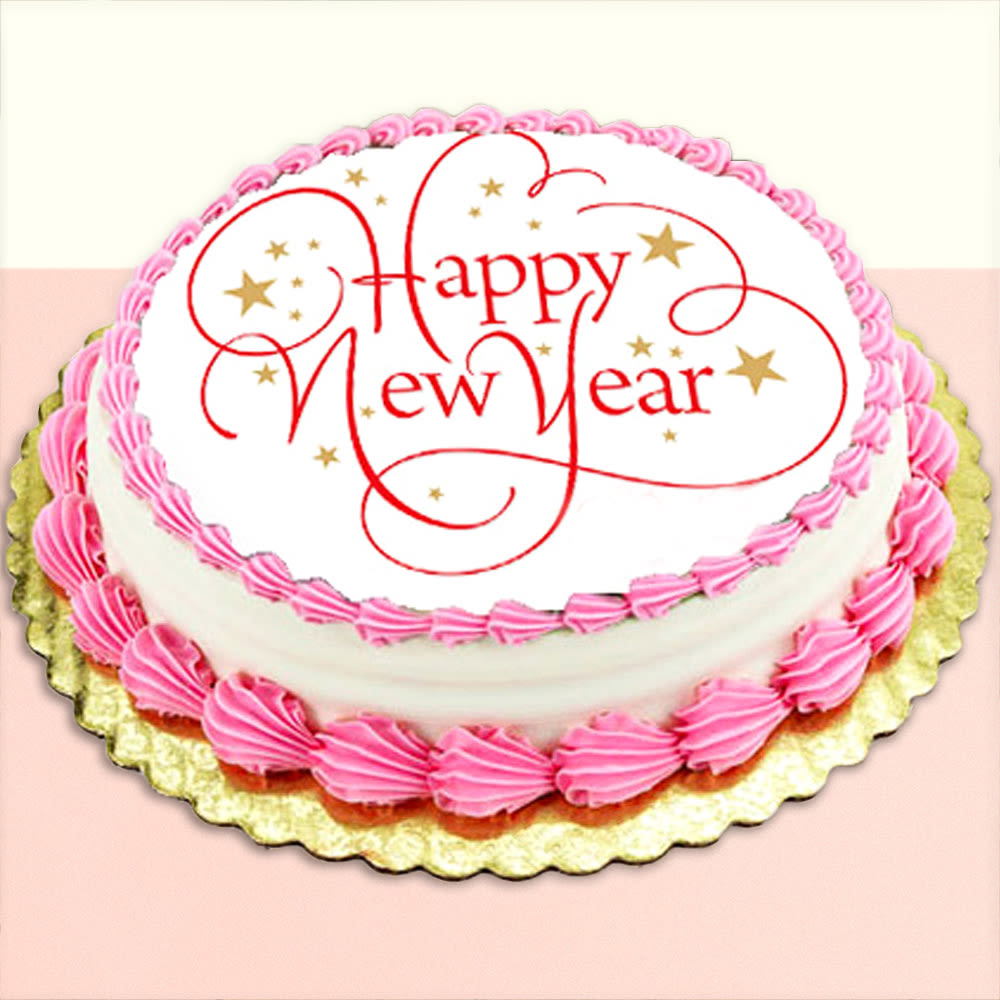 Buy/Send New Year Pineapple Cake Half kg Online- Winni.in | Winni.in