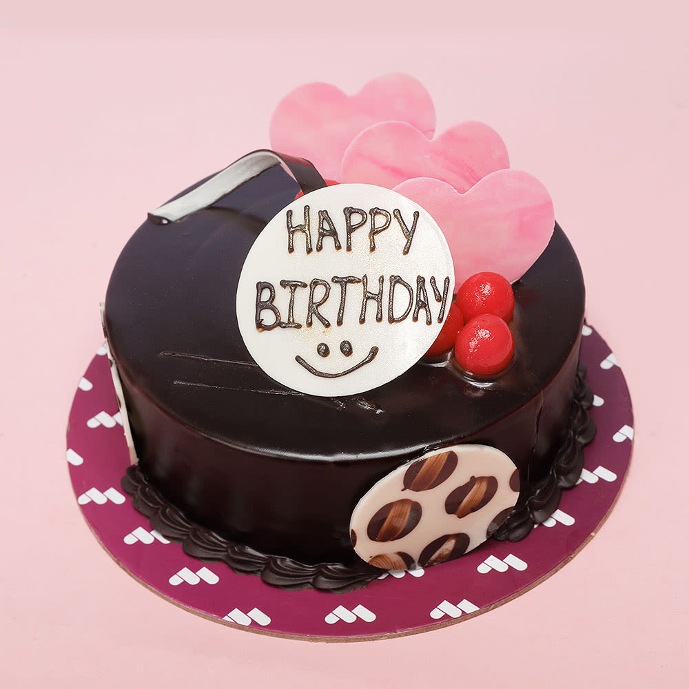 Send Online Double Chocolate Birthday Cake To Your Loved Ones With ...