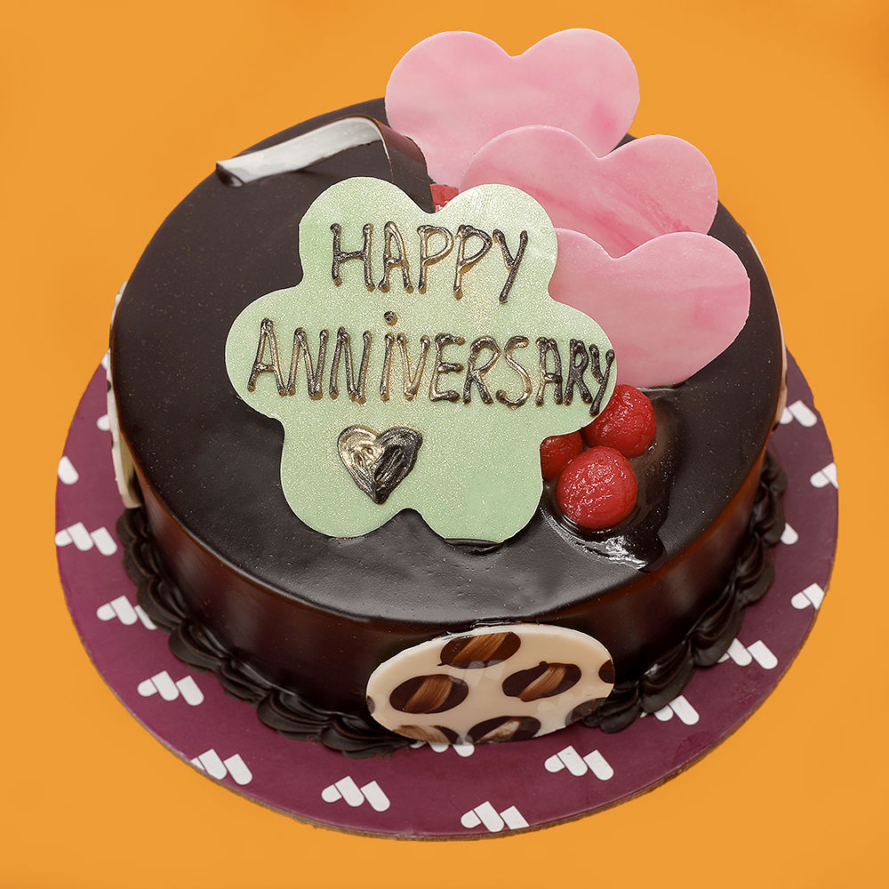 Anniversary chocolate cake | flowersdeliverymanila.com