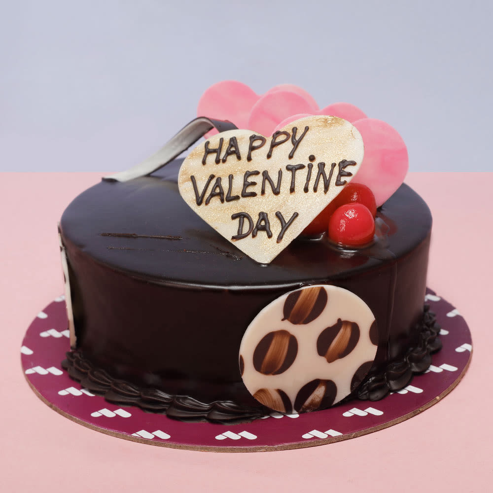 Double Chocolate Valentine Cake | Winni.in