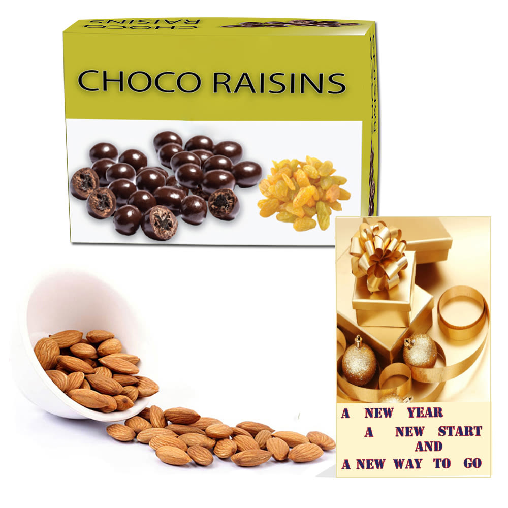 Choco Raisins With Premium Quality Almonds Winni