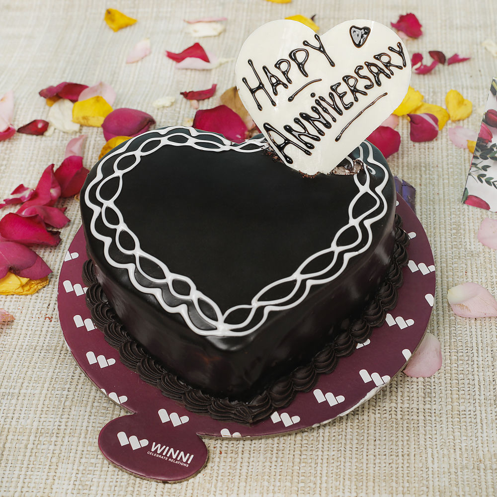 Send Chocolate Anniversary Cake By Goldilocks to Cebu Philippines