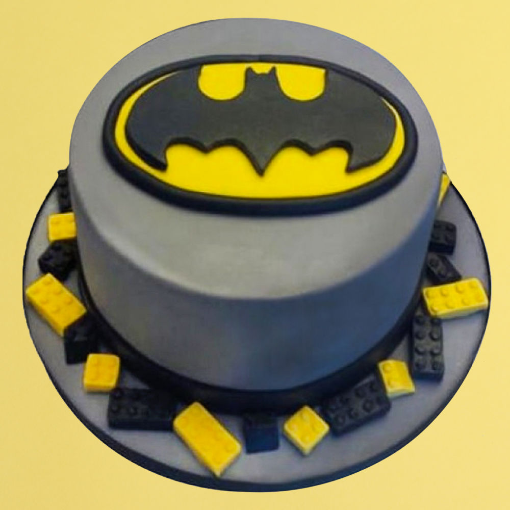 Batman at your Step Fondant Cake - Bakersfun