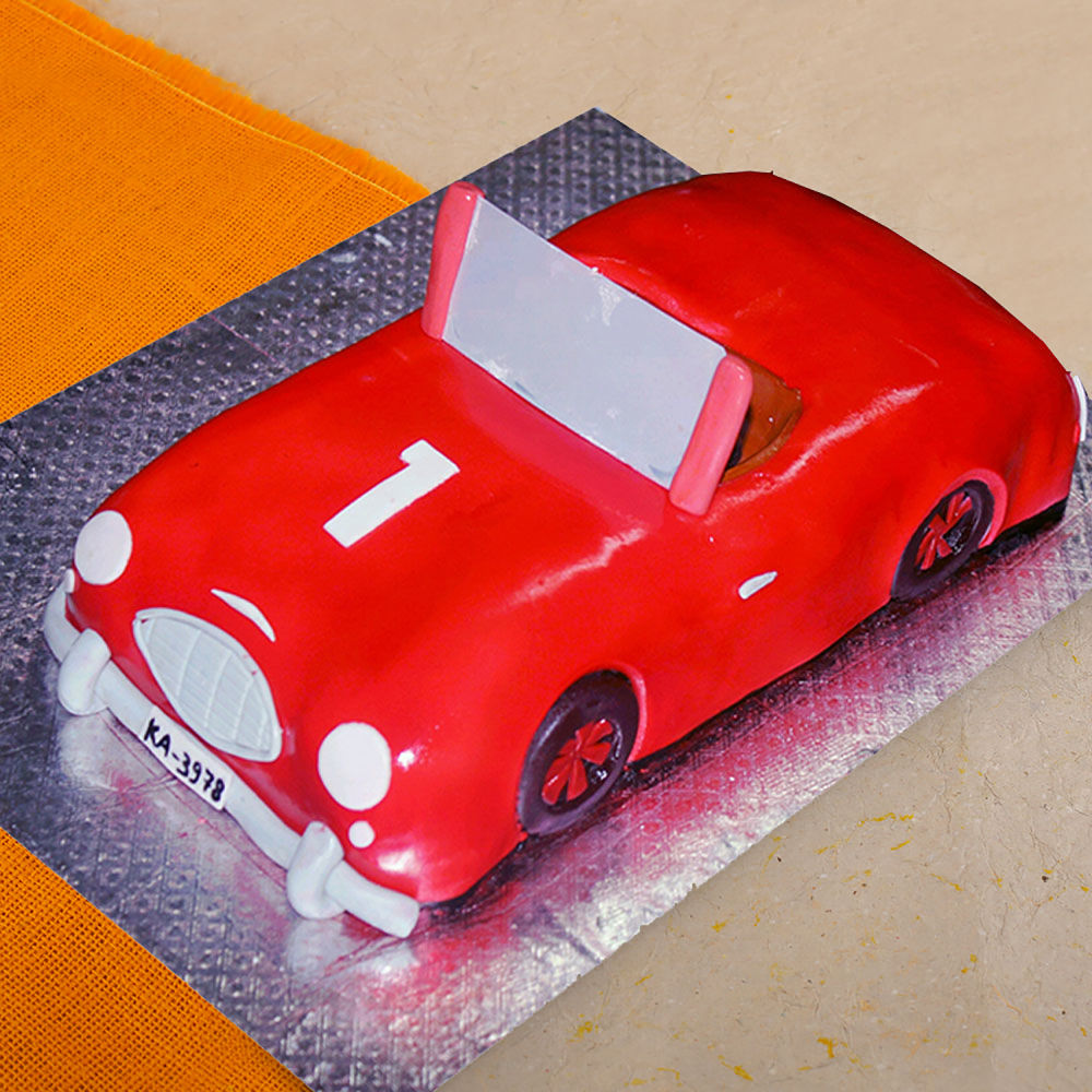 Cake with Race Car Cake Topper – Sucre Patisserie & Cafe