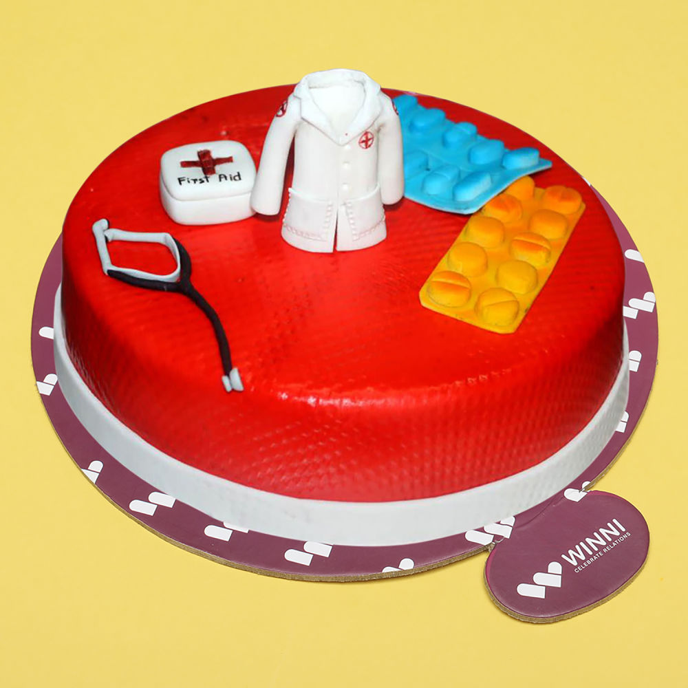 Theme Retirement Cake For Doctors - Wishingcart.in