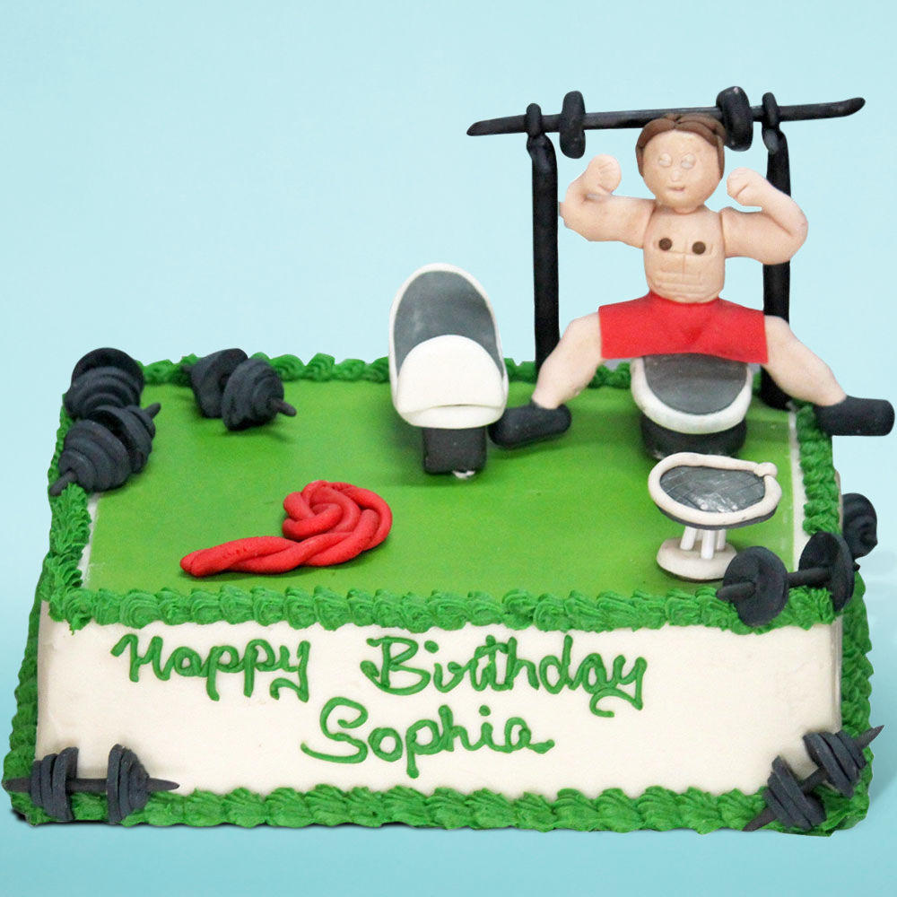 Workout/ Gym cake - Cake Away | Premium and Custom Cake Shop in Dubai