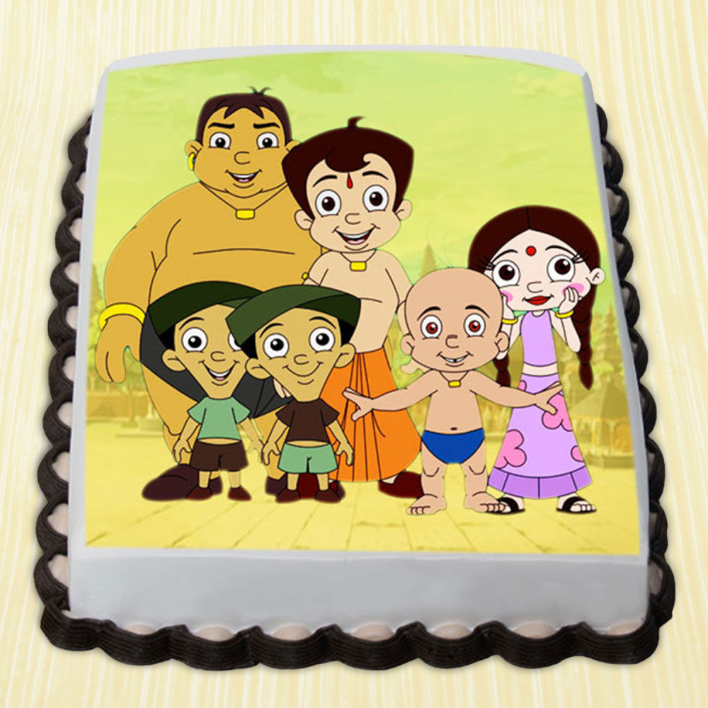 Order Online Chhota Bheem Cake for Kids | Unique Designer Birthday Cakes  Delivery in Noida