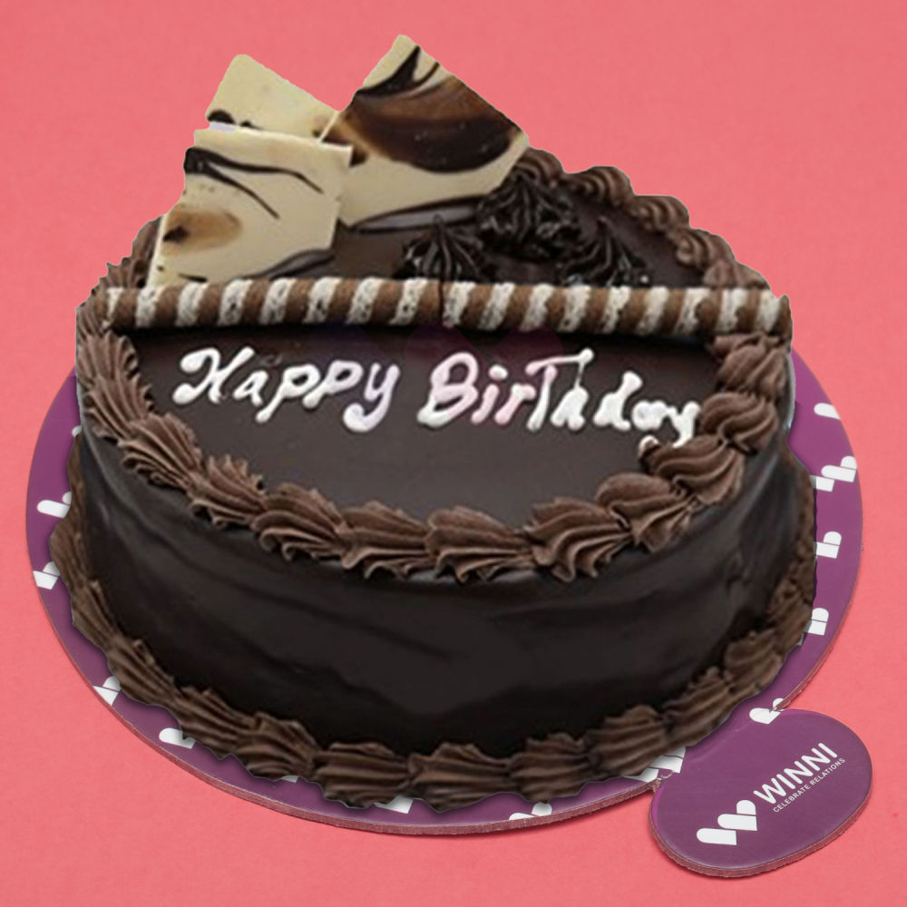 Chocolate Truffle Photo Cake | Order Cakes Online | Gifts2IndiaOnline