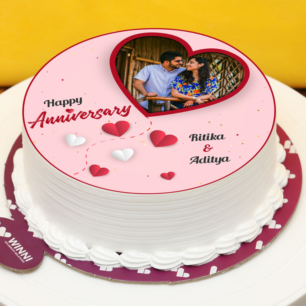 Wedding Anniversary Cake - 1kg - Candy Land - Sweets & Cakes Batticaloa