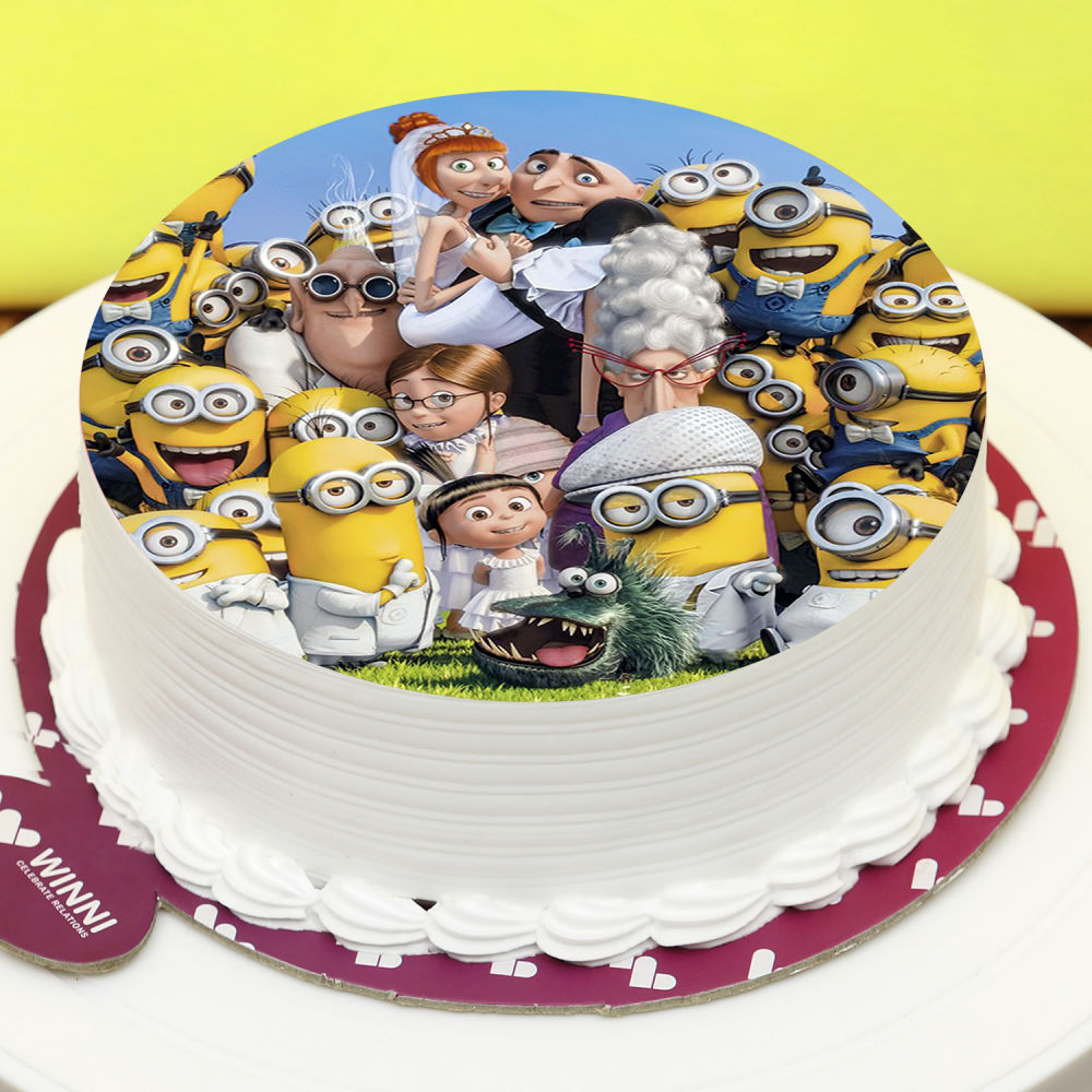 3D Minion Theme Cakes for Kids - Deliciae Cakes