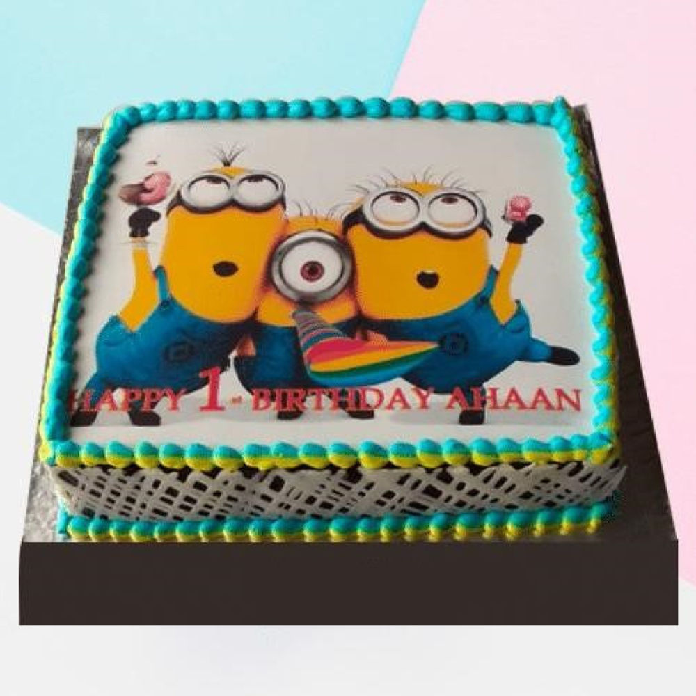 Order 9th Birthday Minion Cake 3 Kg Online | IndiaCakes-thanhphatduhoc.com.vn