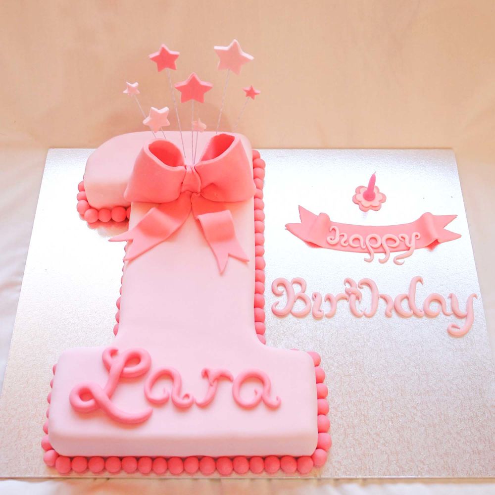 Two Step 1st Birthday Boy Cake Design with Vanilla cake |1st Birthday Boy  Cake - YouTube