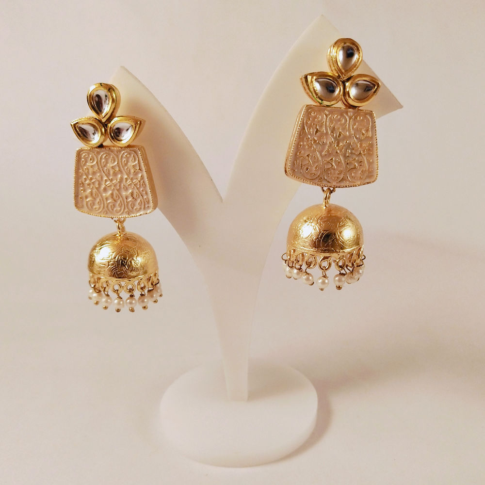 Buy Gold Earrings for Women by Oomph Online | Ajio.com