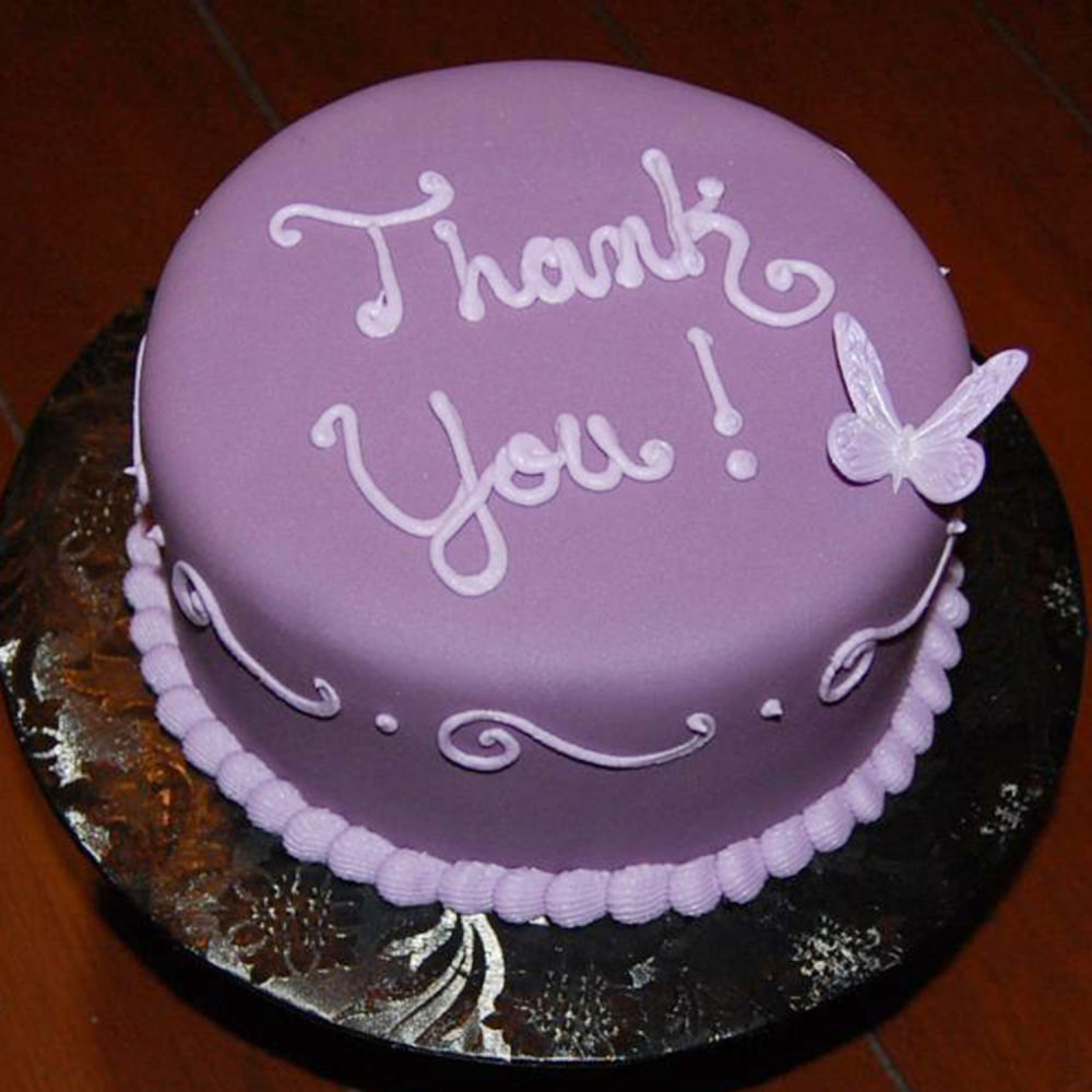 Thank You Cake For Great Year | bakehoney.com