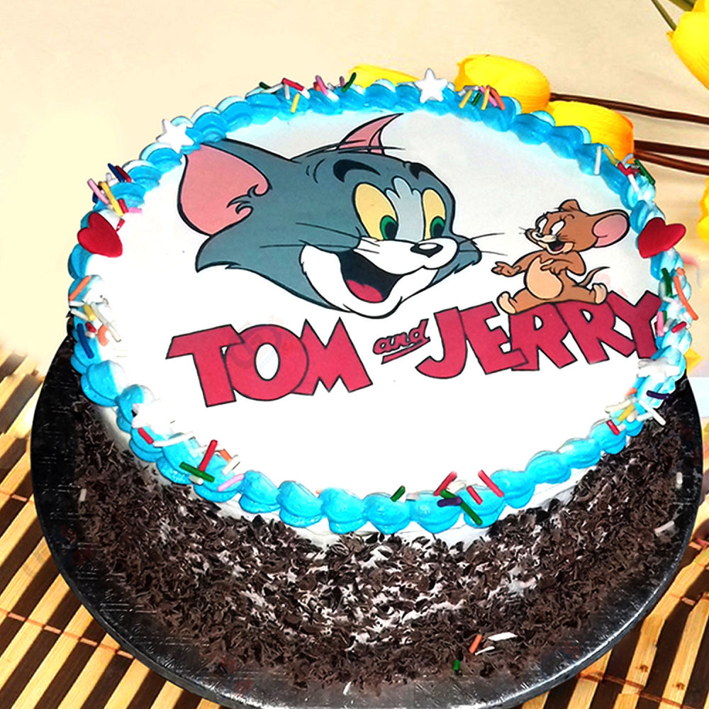 Easiest TOM & JERRY Cake EVER! - YouTube