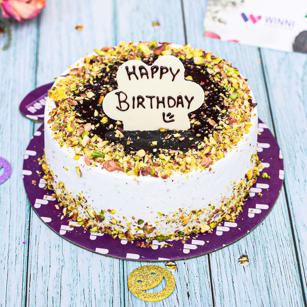 Send Online Double Chocolate Birthday Cake To Your Loved Ones With Winni.in  | Winni.in