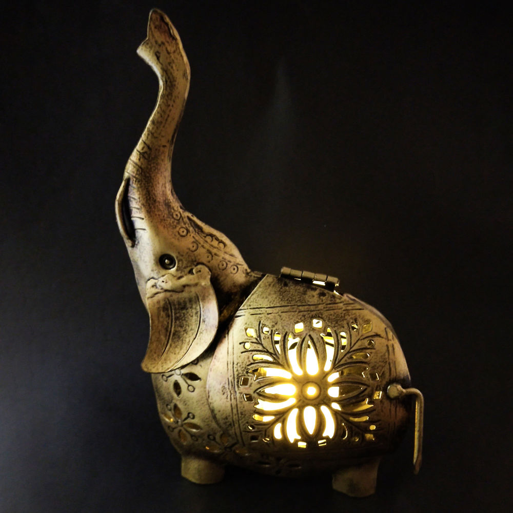 Elephant Tea Light Holder Winni