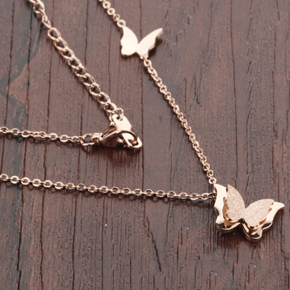 Verve' Shiny Butterfly Necklace – Vilura
