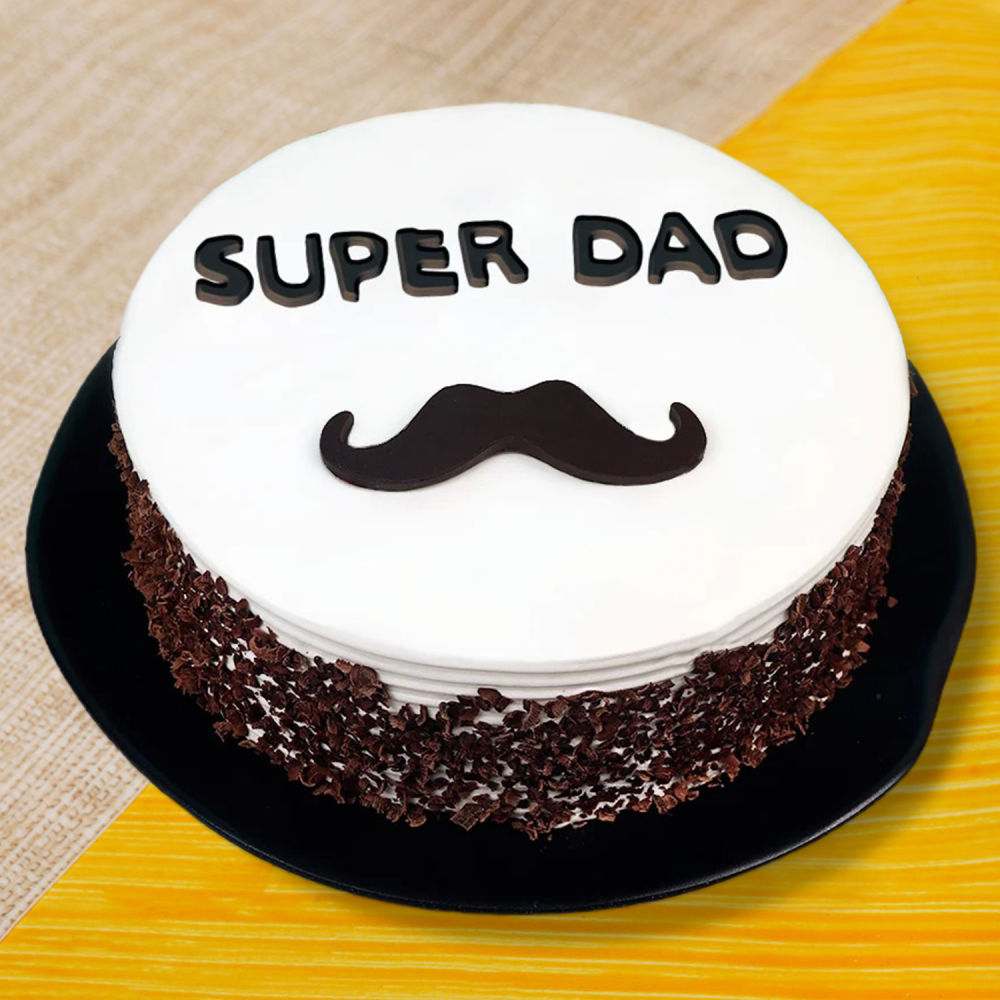 Baby Shower Moustache Cake - CakeCentral.com