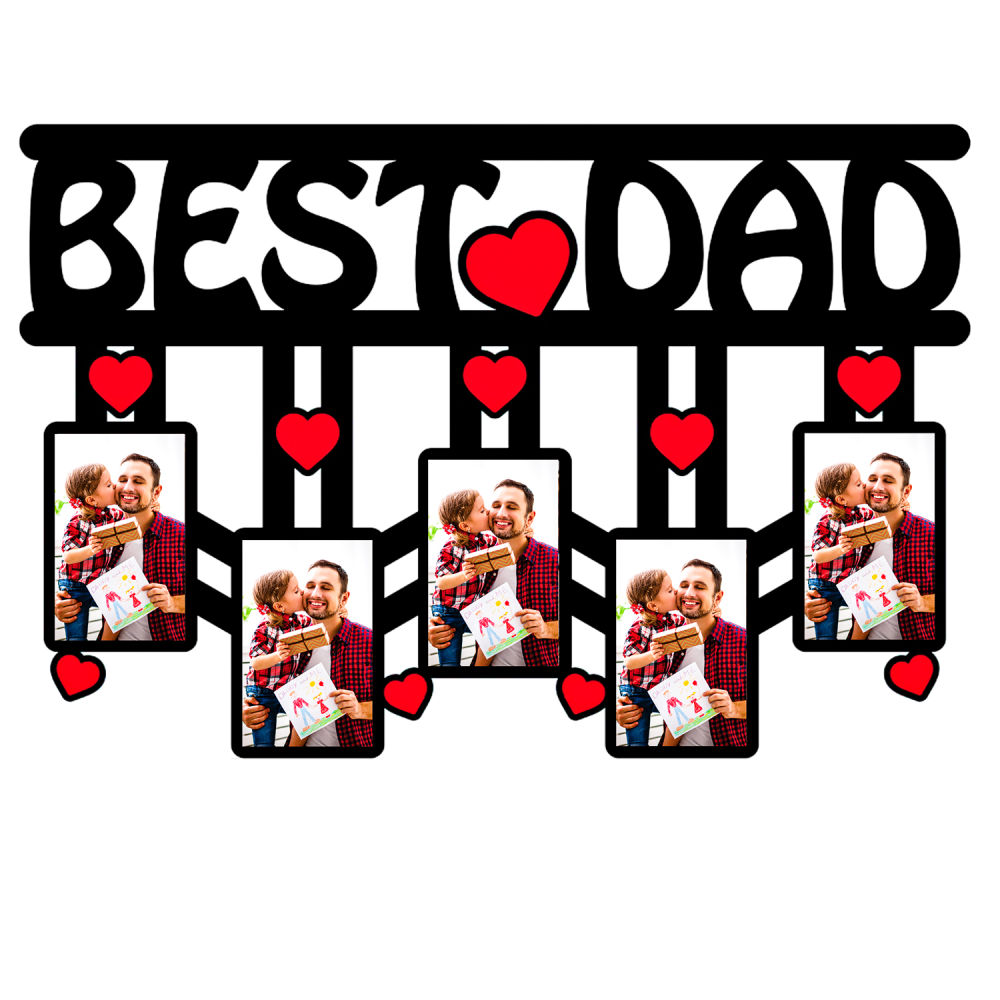 Best Dad Photo Frame Winni