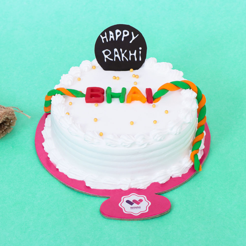 Send Rakhi Cakes Online Delivery - Cake Plaza