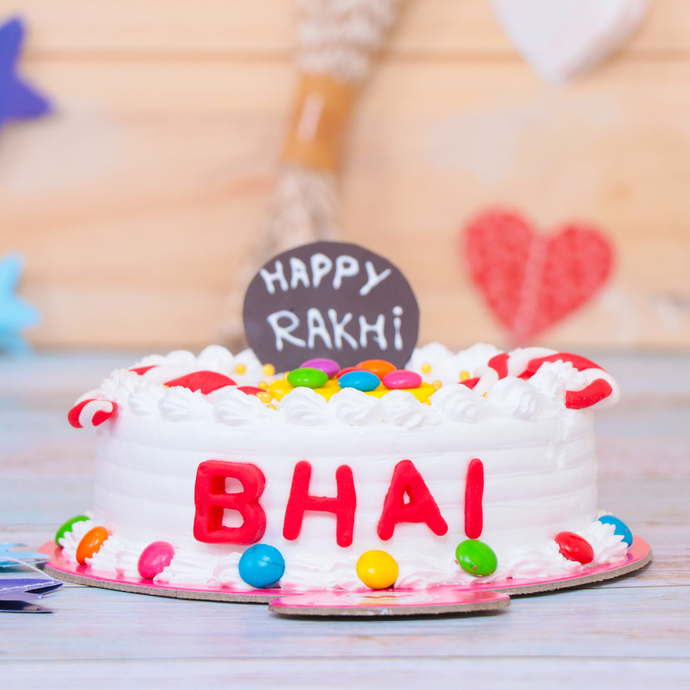 Creamy Bhai Printed Cake | Winni.in