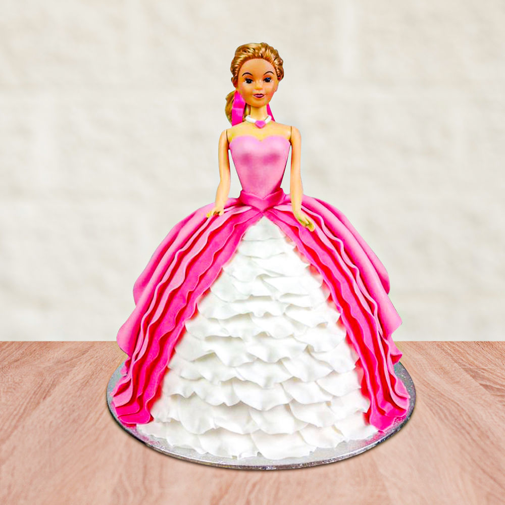 Sweetest Barbie Fondant Cake | Winni.in