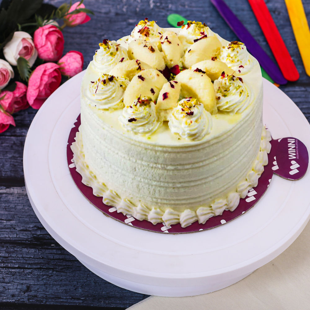Rasmalai Birthday Cake | bakehoney.com