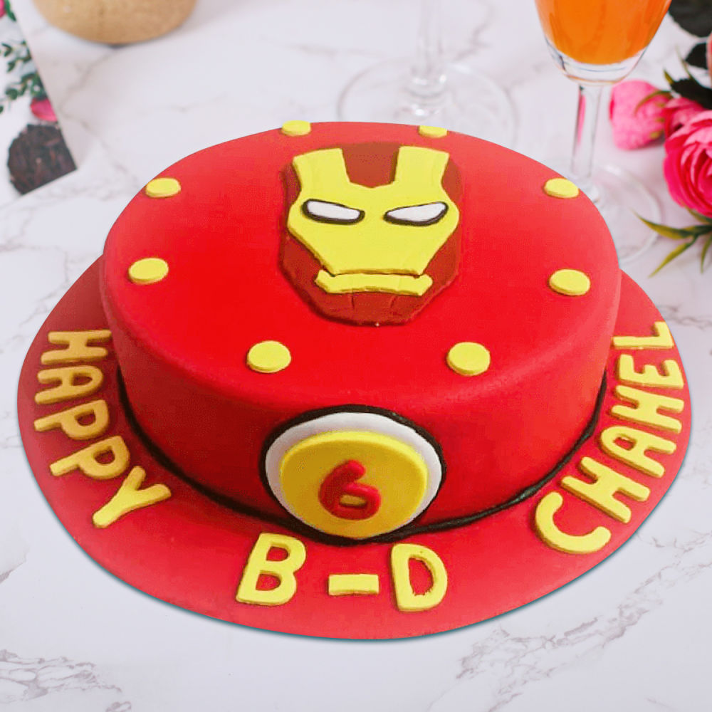 Iron Man Cake Half kg. Buy Iron Man Cake online - WarmOven-sgquangbinhtourist.com.vn