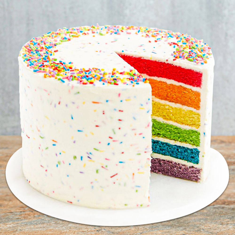 BuySend Two Tier Rainbow Chocolate Cake 25 Kg Online FNP