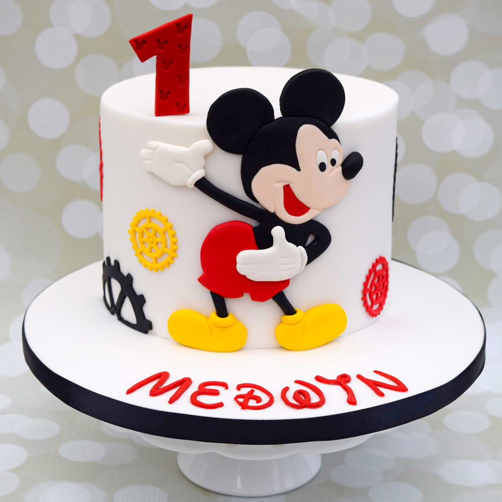 Mickey mouse welcome Fondant cake | Winni.in