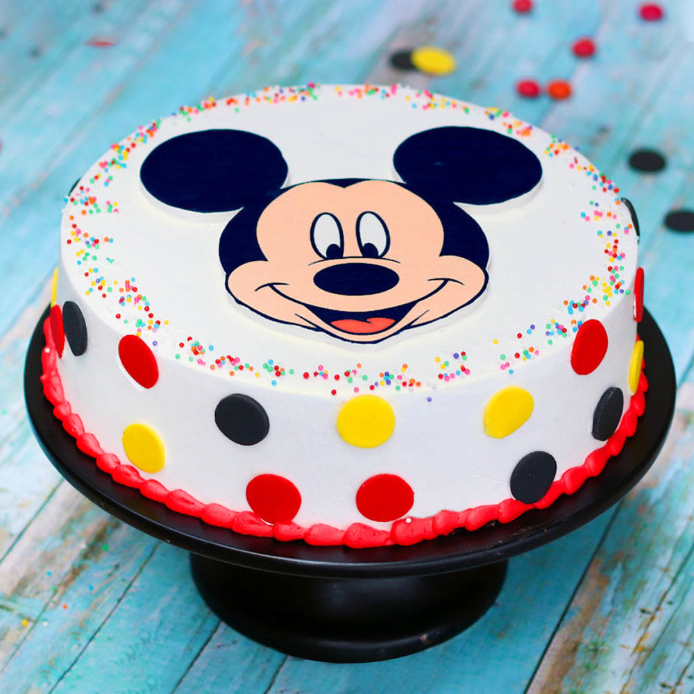 Dot Art Mickey Mouse Cake | Winni.in
